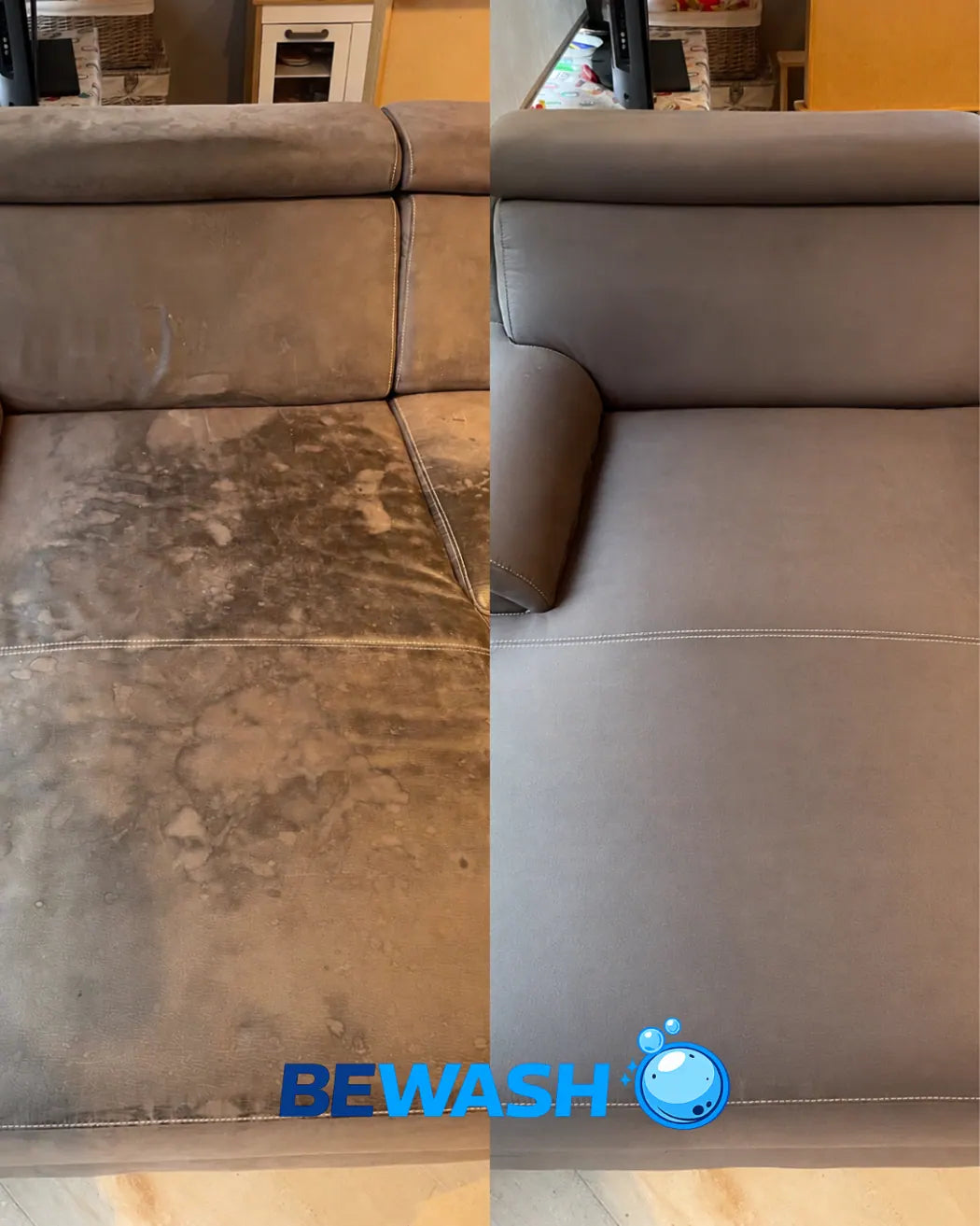 Réalisation BEWASH, nettoyage de canapé, photo 1