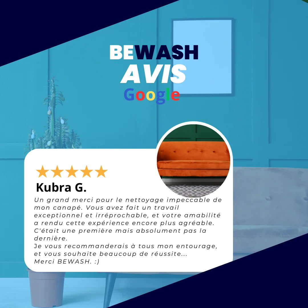 Avis client BEWASH — Kubra G.